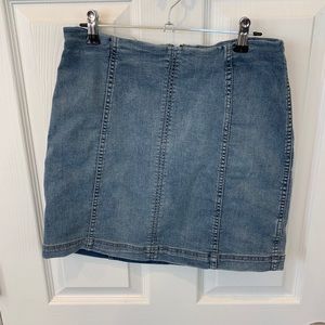 Denim Free People Modern Femme Skirt